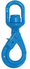 WIRECO GRADE 100 G100 EYE SWIVEL SELF LOCKING HOOK WITH BALL BEARING