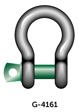 VAN BEEST GREEN PIN BOW TYPE, SAFETY PIN SHACKLE