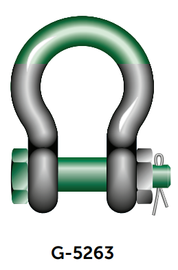 VAN BEEST GREEN PIN SUPER BOW SHACKLE