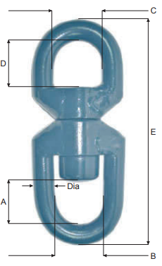 STEEL - BLUE PAINTED