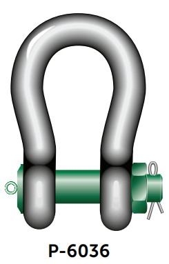 VAN BEEST GREEN PIN HEAVY DUTY SHACKLE