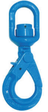 WIRECO GRADE 100 G100 EYE SWIVEL SELF LOCKING HOOK WITH  BALL BEARING