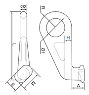 WIRECO G80 CONTAINER HOOK
